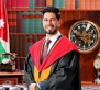 الجبور يهنئ الدكتور ليث الخزون الزبن بمناسبة مناقشة رسالة الدكتوراه