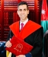 اللواء المتقاعد محمد نزال العيسى يشهد مناقشة أطروحة نجله الدكتور منتصر في مؤتة