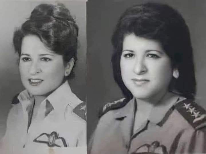 النقيب الطيار فائزة العزاوي مدربة طيران صقور القوة الجوية