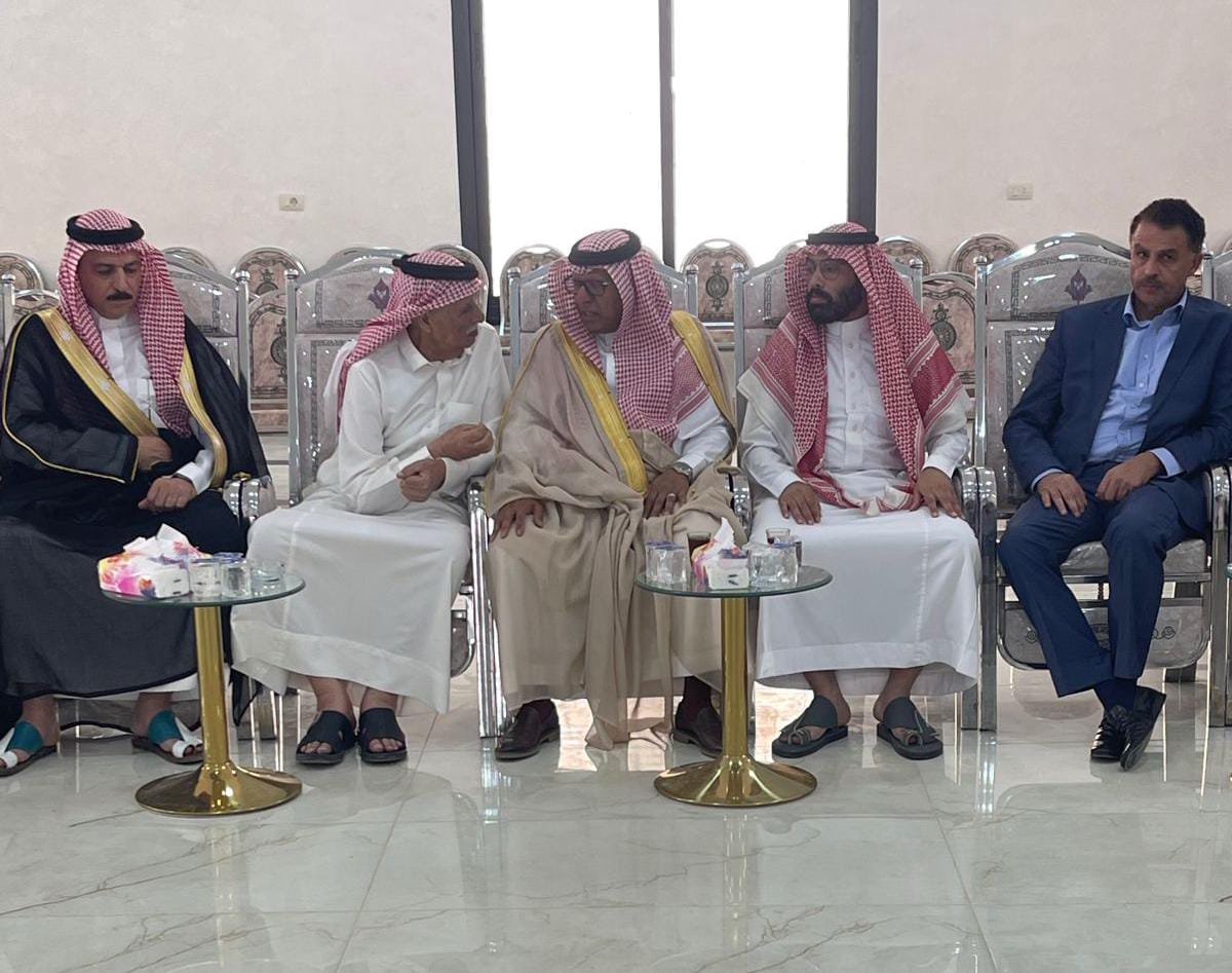 القائم بأعمال السفارة السعودية يعزي بوفاة زوجة الشيخ الشايش نايف الخريشا