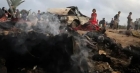 مجزرة جديدة في غزة.. الاحتلال يقصف النازحين ويشعل النيران داخل مستشفى