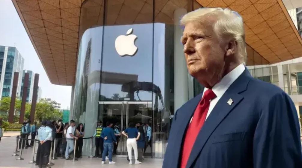 ترامب يهدد أبل بفرض رسوم جمركية بنسبة 25 على هواتف آيفون