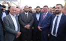 الجغبير بمشاركة القائم بالأعمال الأردني يفتتحان الجناح الاردني في المعرض الدولي للبناء في دمشق