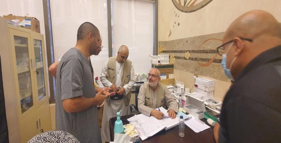 البعثة الطبية الأردنية في مكة تتعامل مع أكثر من 900 حالة مرضية في يومين