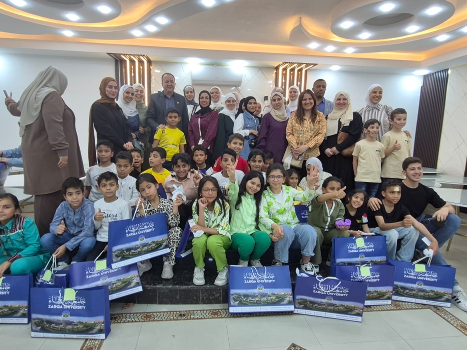  فرحة عيد تدخلها جامعة الزرقاء لأطفال دار الأيتام