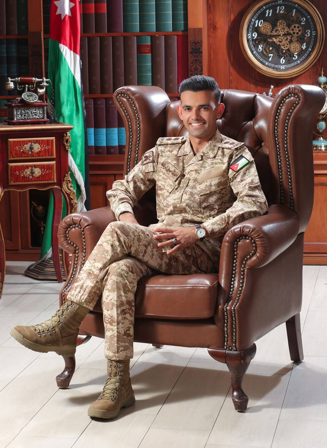 الملازم أول أحمد حسين الربابعة مبارك الثقة الملكية السامية
