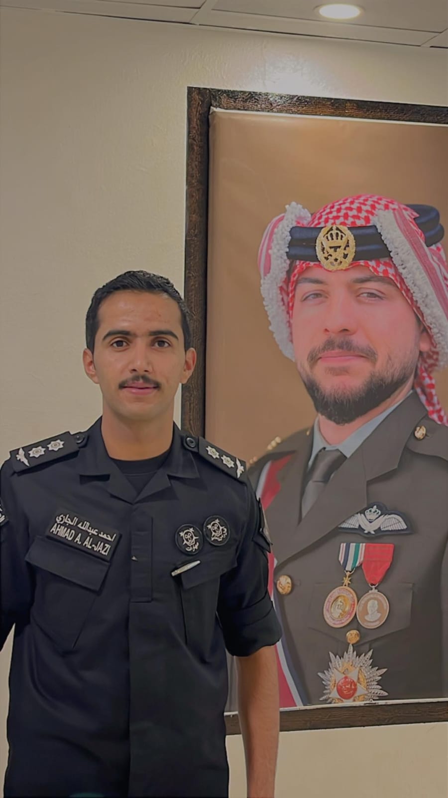 الملازم أول أحمد الجازي  مبارك الثقة الملكية السامية
