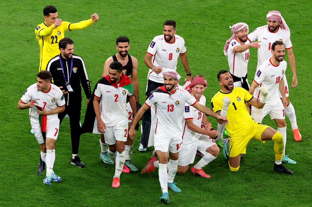 الشوط الثاني تقدم المنتخب الوطني الاردني على عُمان بـ 3_ صفر