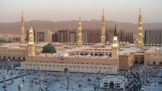 صلاة عيد الأضحى في المسجد النبوي