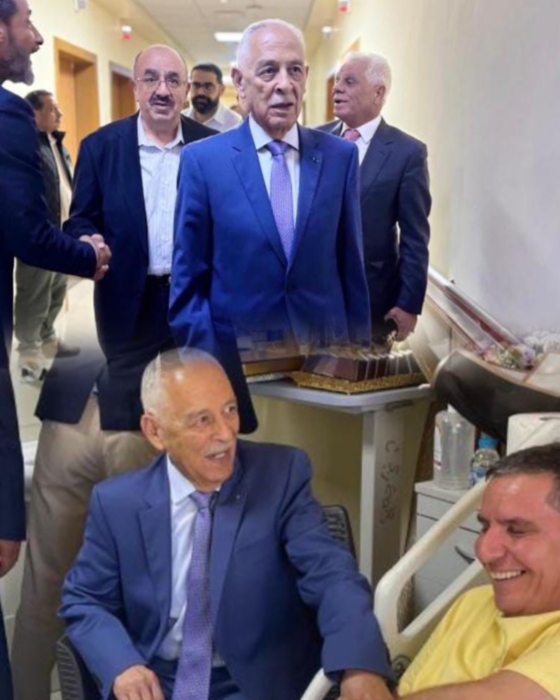 العيسوي يطمئن على صحة الكاتب أبو رمان
