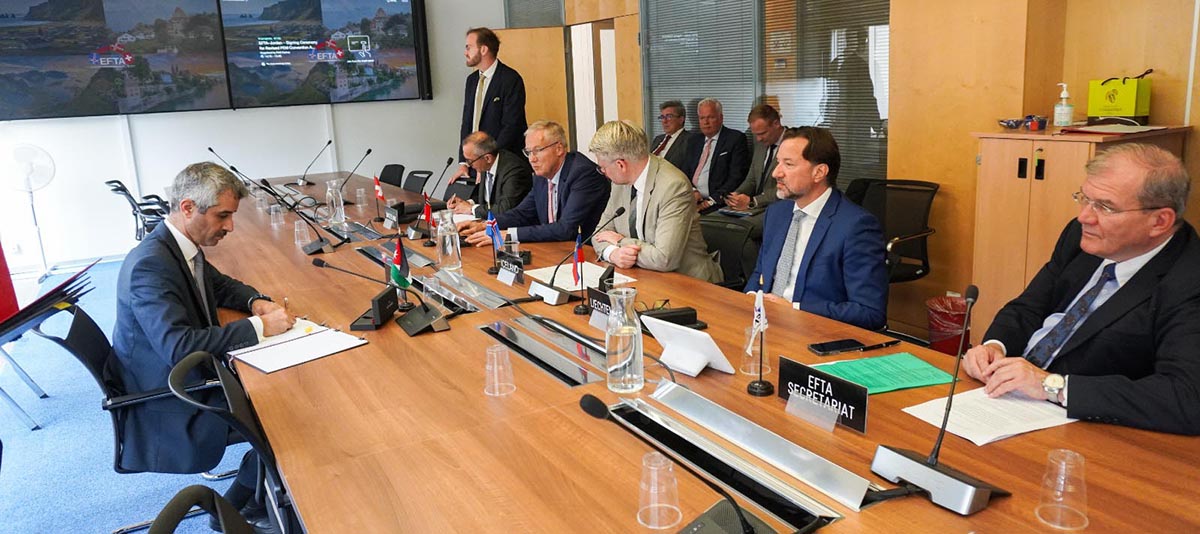 الأردن يحدّث اتفاقية مع دول رابطة التجارة الحرة الأوروبية