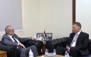 أبو السمن يستقبل السفير البريطاني لدى المملكة