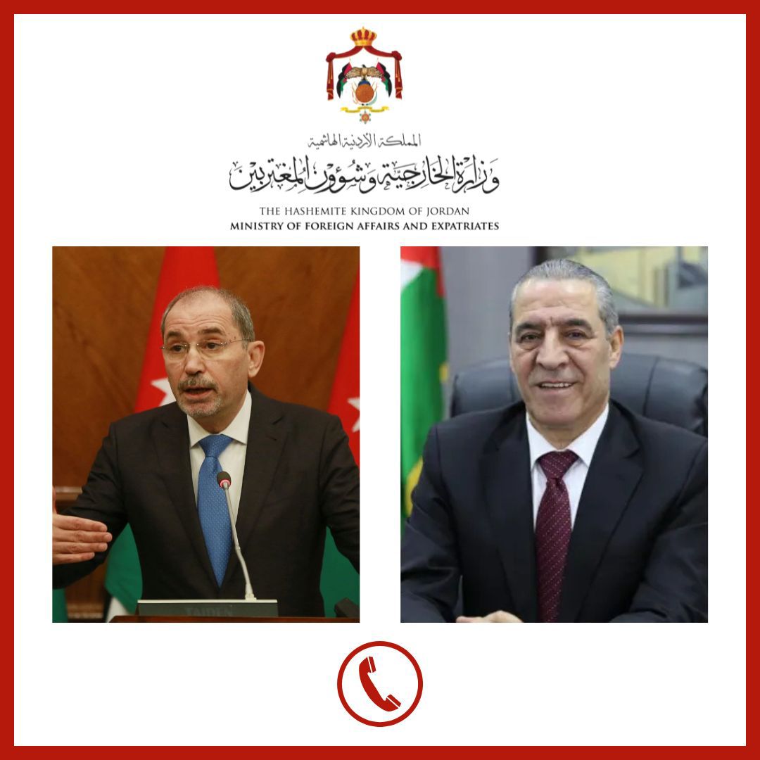 وزير الخارجية يبحث مع نائب الرئيس الفلسطيني تداعيات العدوان الإسرائيلي على إيران