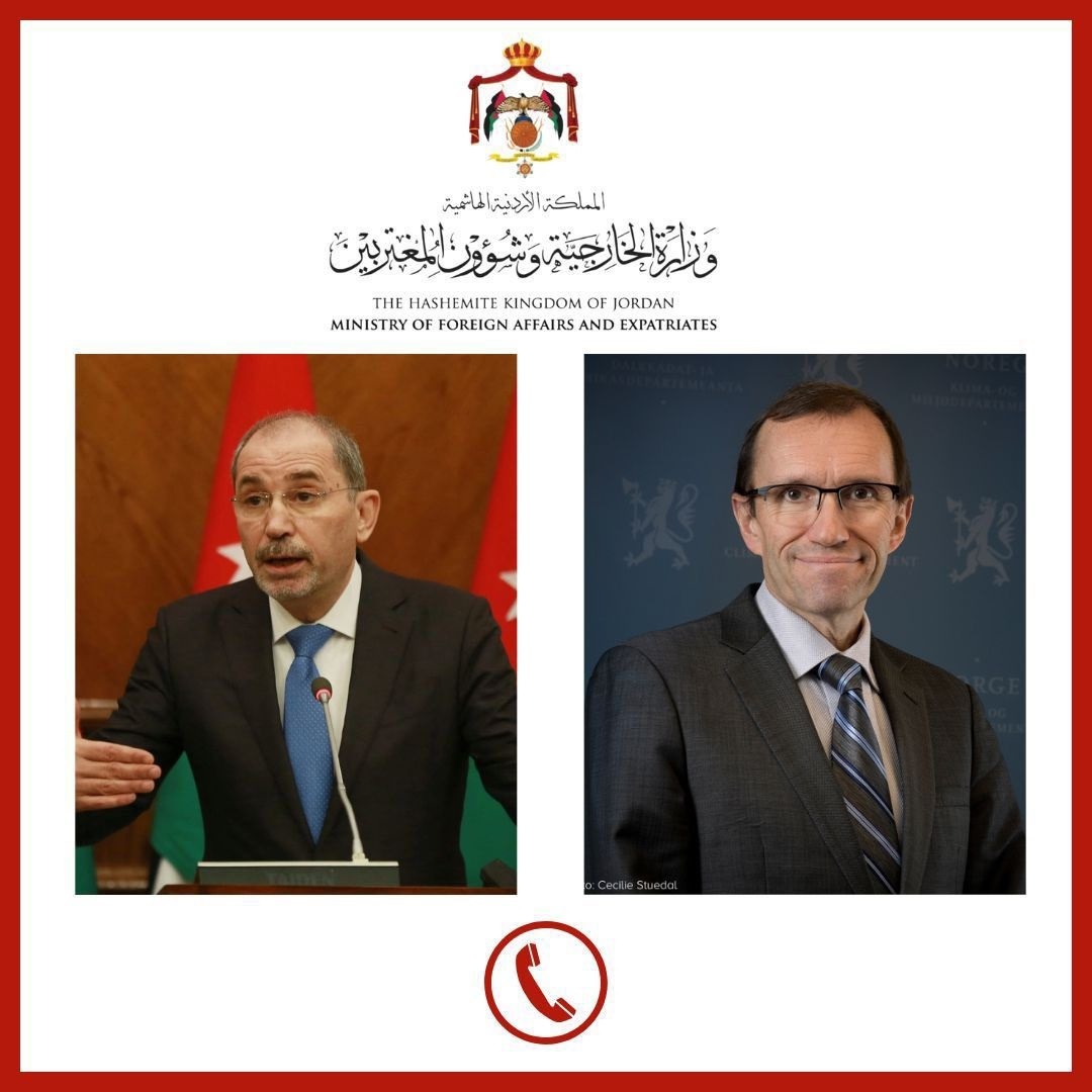 وزير الخارجية يبحث مع نظيريه النرويجي واليوناني التصعيد في المنطقة