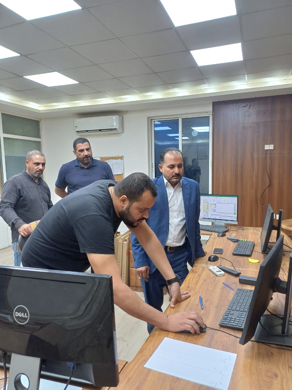 امين عام سلطة وادي الاردن  يتفقد مركز التحكم والسيطرة