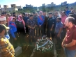 العميد المومني  يشارك في تشييع جثمان النقيب  علاء حسين الحوامدة