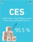 95.5  رضا المواطنين عن سهولة الإجراءات في مراكز الخدمات الحكومية