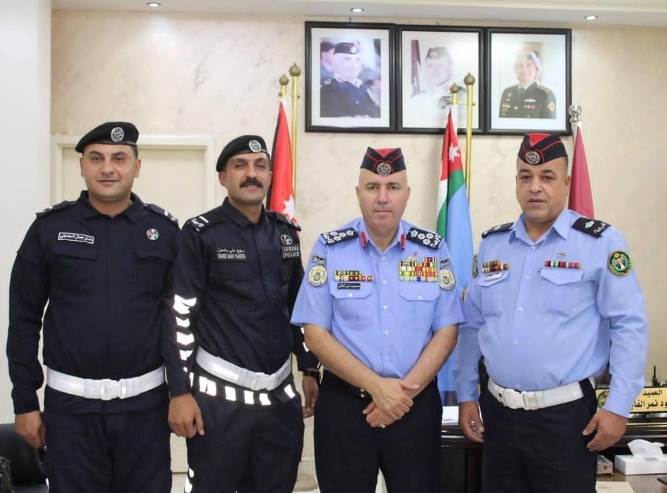 شخصية قيادية بامتياز مدير شرطة الكرك  العميد محمود الفايز
