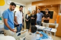 نجوم النشامى يزرعون الفرح في قلوب أطفال مركز الحسين للسرطان... صور