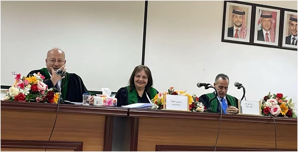 روان الرياحنة  تنال درجة الماجستير من جامعة جرش