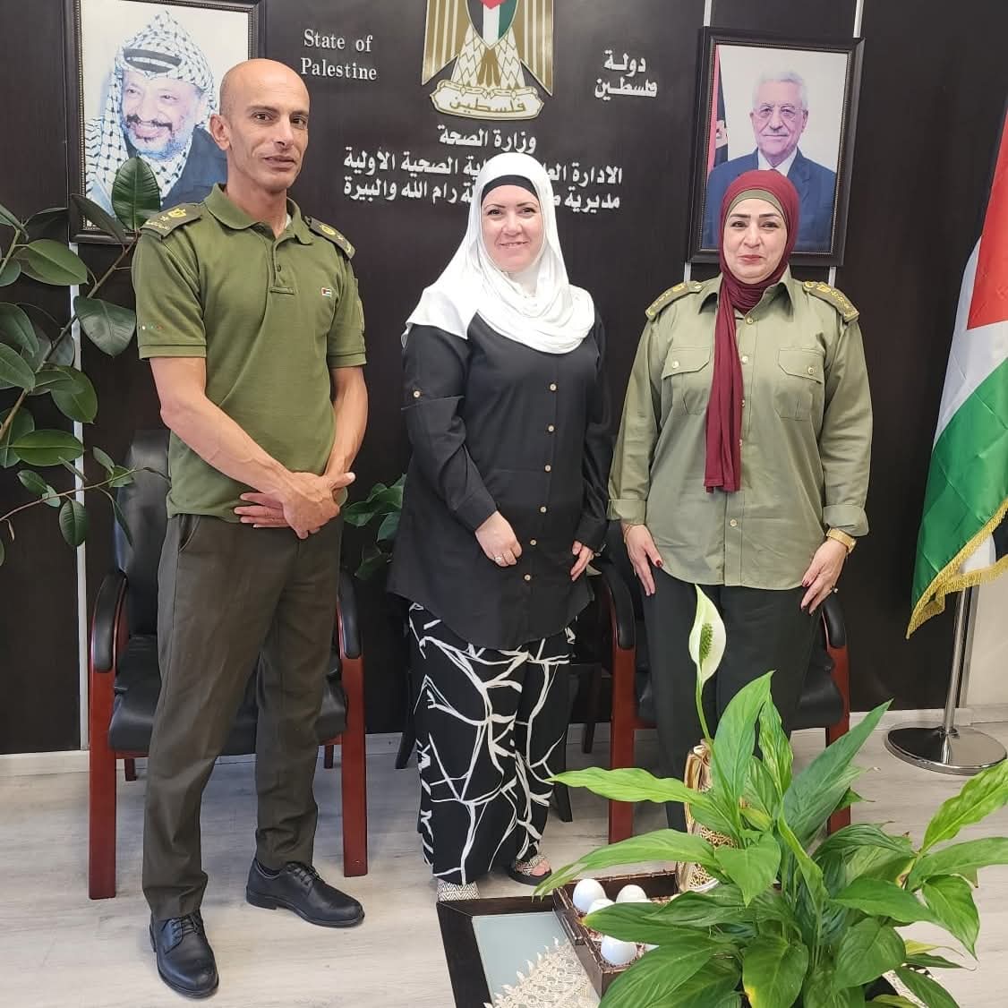 الخدمات الطبية العسكرية الفلسطينية رام الله تبحث سبل التعاون مع مديرية صحة رام الله والبيرة