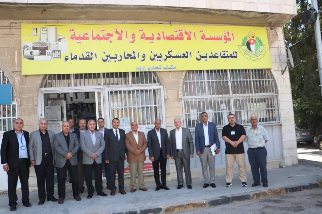 الرقاد يتفقد مكاتب المؤسسة ومزرعة المنشية في محافظة إربد