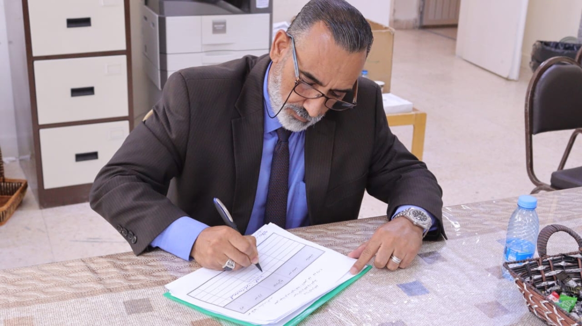 الشقيرات يتفقد قاعات إمتحان الثانوية العامة  في تربية الشوبك