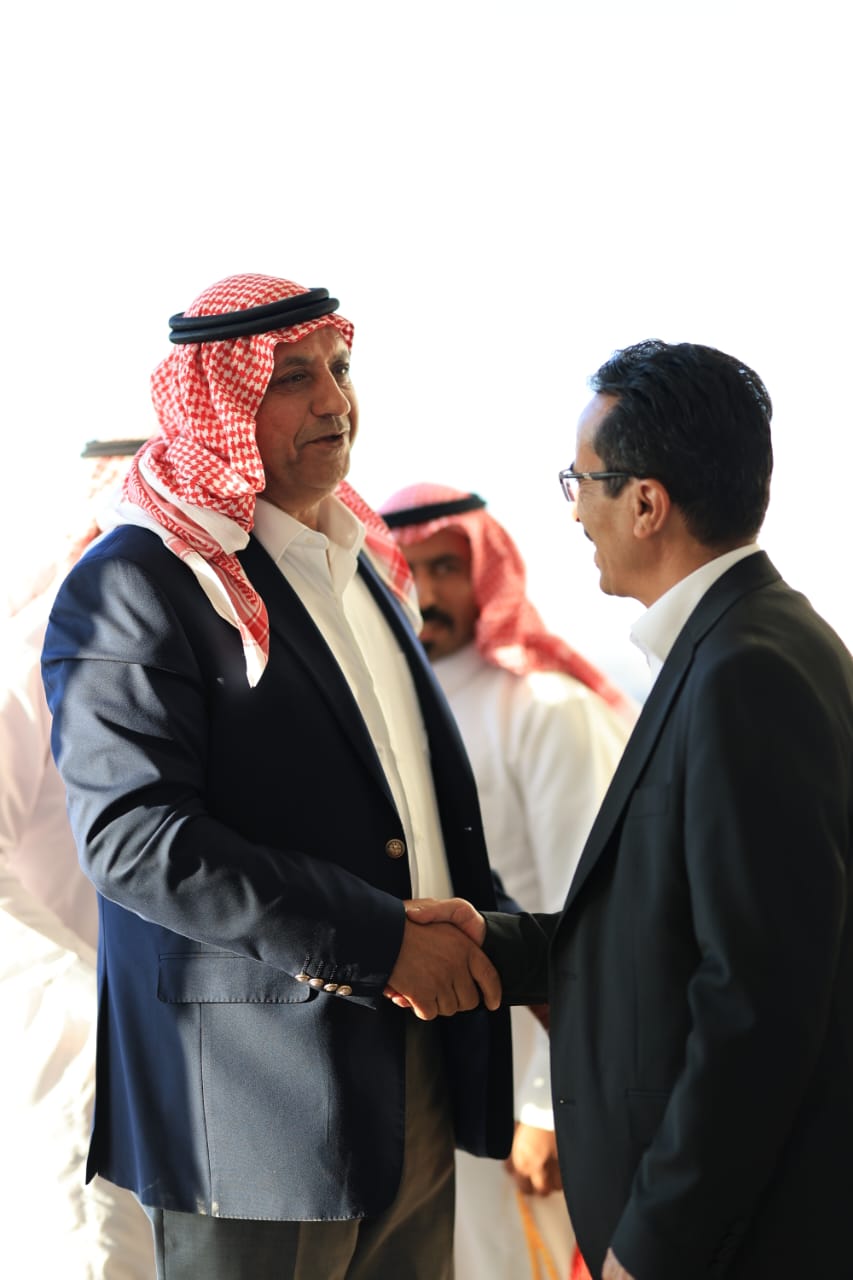 المحافظ مشعل دحيلان الهدايات الحجايا يستقبل جموع المهنئين في منطقة محي...صور