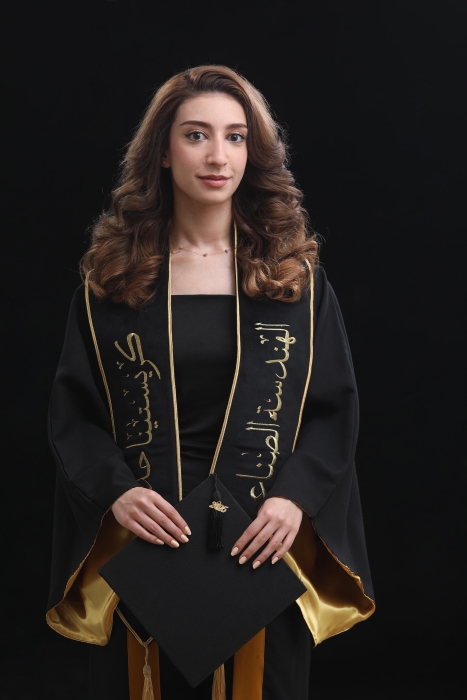 مبروووك كريستينا مهند حدادين ... هندسة صناعية من الأردنية بإمتياز.