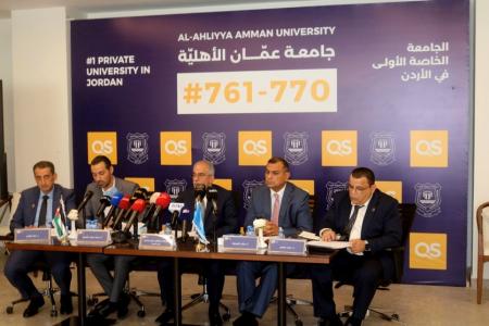 مؤتمر صحفي في عمان الأهلية حول إنجازاتها في التصنيفات العالمية والإعتمادات والبحث العلمي والتعليم التقني