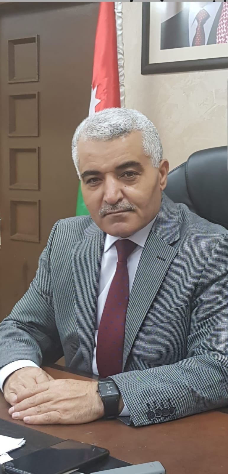 جروان يُهنيء الاستاذ خالد الحجاج بتعيينه محافظًا لمحافظة معان