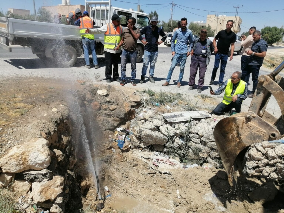 ضبط اعتداءات على مصادر المياه في الحلابات والضليل وجرش والمفرق
