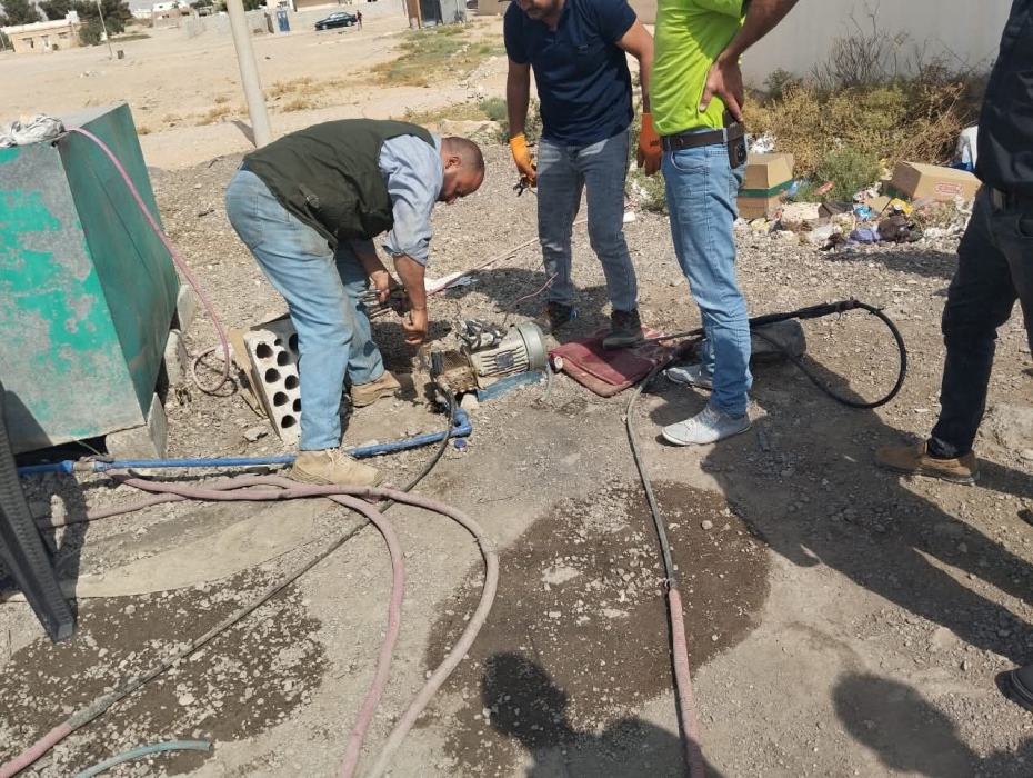 المياه : ضبط اعتداء في الحلابات وحفارات مخالفة في جرش والمفرق...صور وفيديو