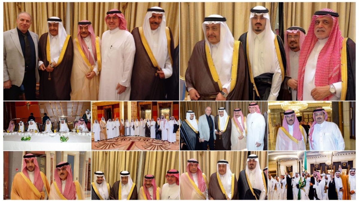 أمراء ووزراء ووجهاء ومسؤولون يهنئون وليد الجميعة بزفاف نجله خالد في ليلة سعودية استثنائية