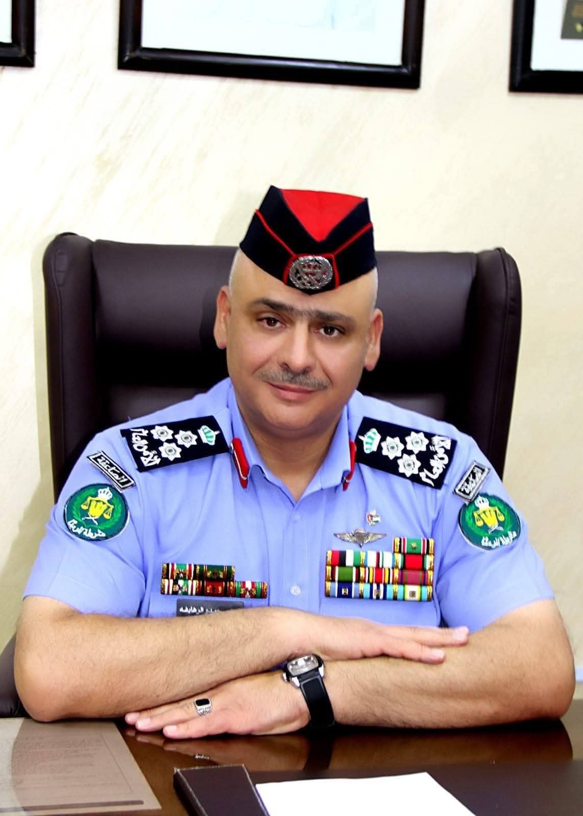 مرزوق الخوالدة يهنئ العميد الركن فراس الحباشنة بتعيينه مديراً لشرطة شرق عمان