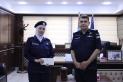 الامن العام يكرم الوكيل عُلا حمادة موسى لتفانيها في أداء الواجب