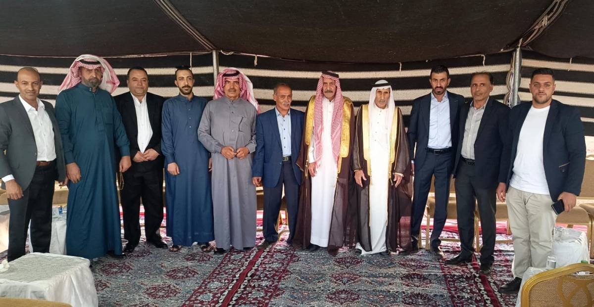 الدحالين والفايز نسايب ...معالي غازي منور طلب والشيخ صالح هجر الذياب اعطى ...صور وفيديو