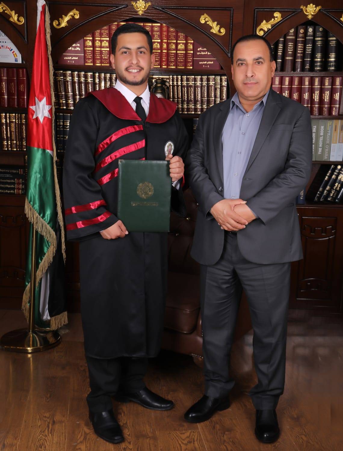 علاء بسام الهباهبة الدعجة يحتفل بتخرجه من الجامعة