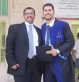 الفايز يهنئ الدكتور اسحق بشهادة  الطب