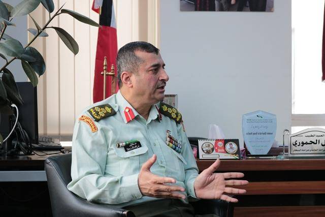 الشرادقة يهنئون الباشا سهل الحموري بتعيينه مديرًا للخدمات الطبية الملكية