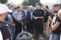 العقيد الحديدي يشارك في تشييع جثمان الملازم ثاني أسامه الصبيح