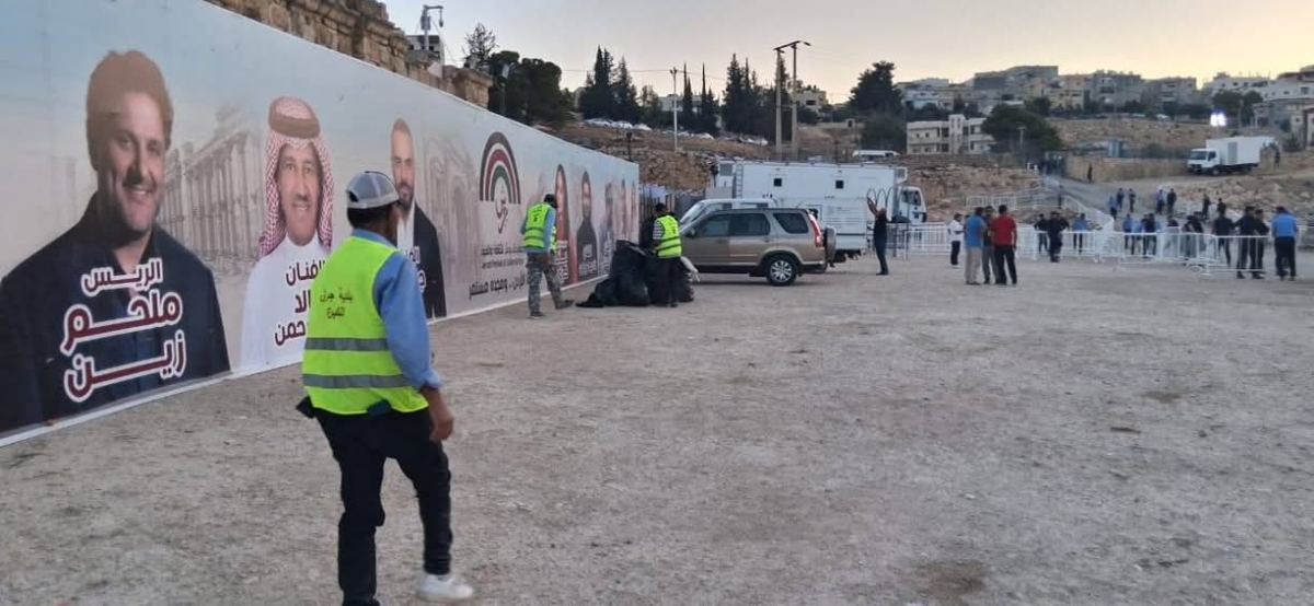 بلدية جرش تواصل استعداداتها لمهرجان جرش الـ39