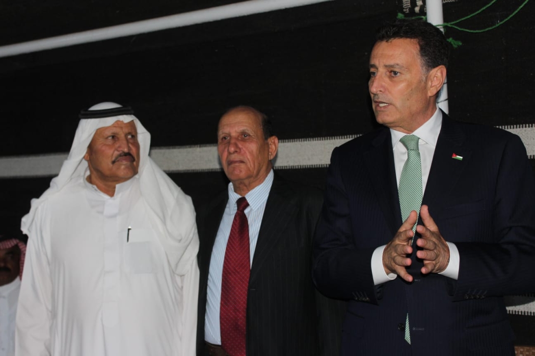 رئيس مجلس النواب يزور البادية الشمالية الغريبة بدعوة كريمة من الشيخ هزاع المسند العيسى...صور