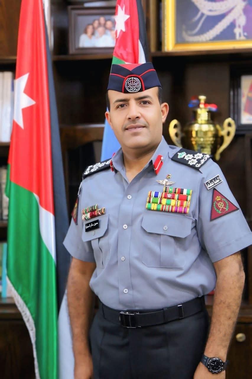 العميد الركن حسين سالم الحجايا يتولى  درك العاصمة عمّان