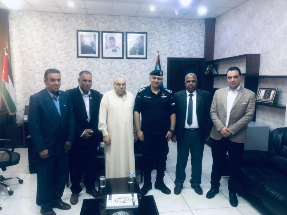 العميد الرهايفة يستقبل أعضاء ملتقى متقاعدي جنوب شرق عمان العسكريين في سحاب