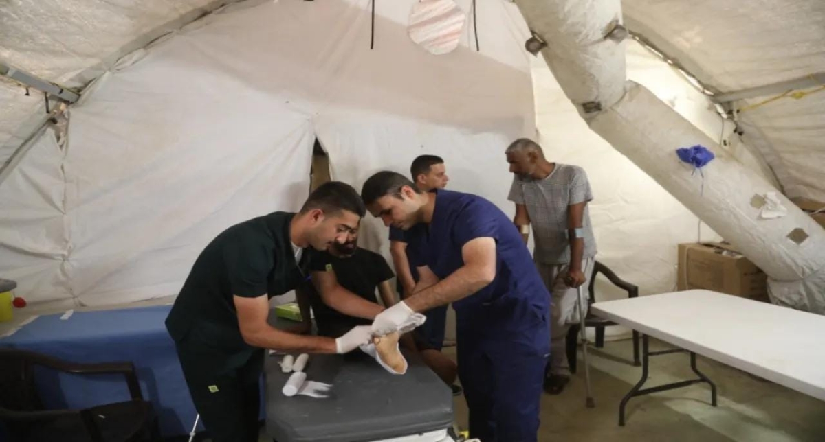 الميداني الأردني جنوب غزة 7: ننسق مع المستشفيات بالمنطقة لاستقبال الحالات الصعبة