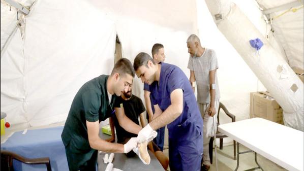 أهالي غزة يعبرون عن شكرهم للأردن بقيادة الملك