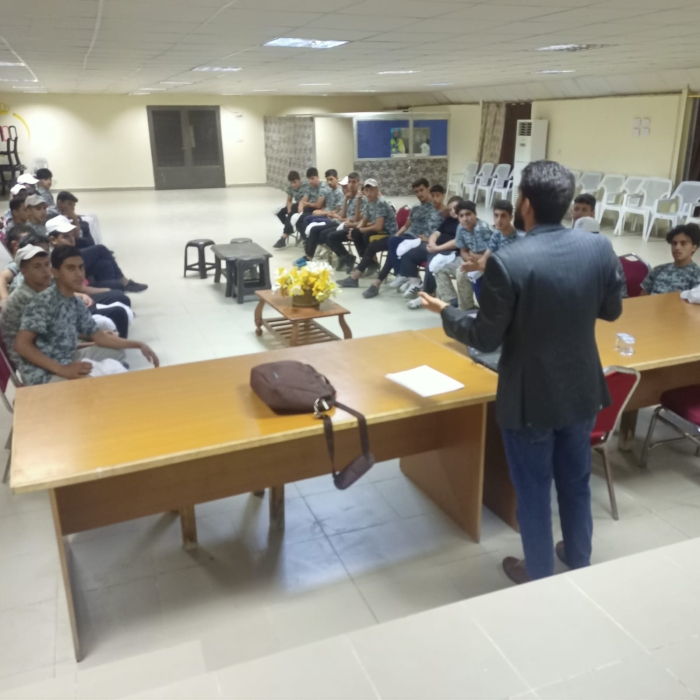 بيت شباب القادسية يستضيف محاضرة توعوية حول القرار الأممي 2250