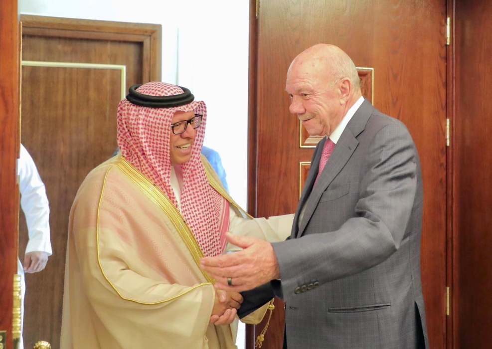 رئيس مجلس النواب الاردني يلتقي القائم بالأعمال بالإنابة في سفارة المملكة لدى الأردن