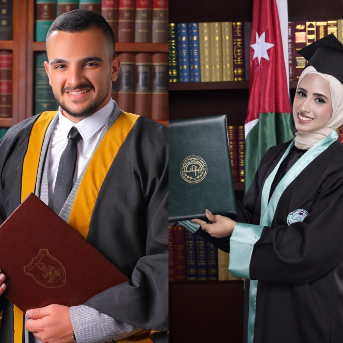 رائد عشا يهنئ نجليه عبدالسلام وفاطمة بتخرّجهما الجامعي